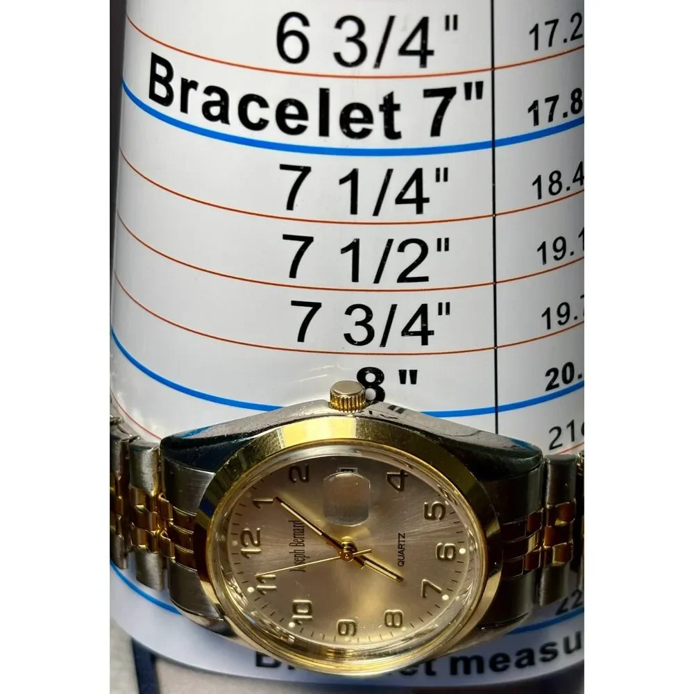 Joseph Bernard Two-Tone Men’s Watch – Great Condition with Box!